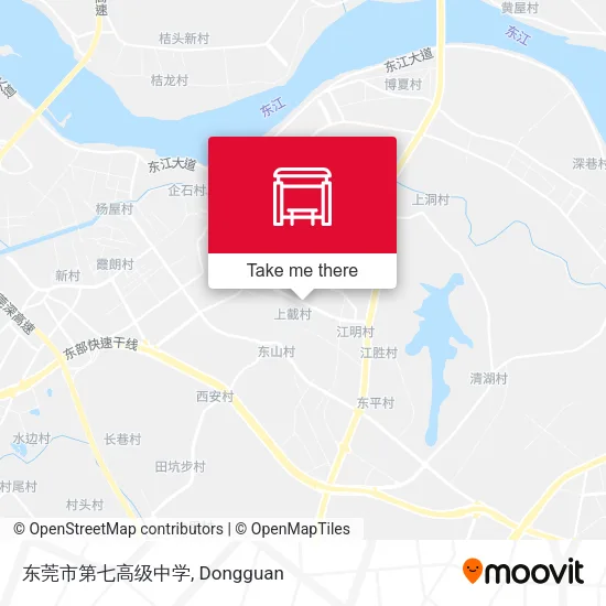 东莞市第七高级中学 map