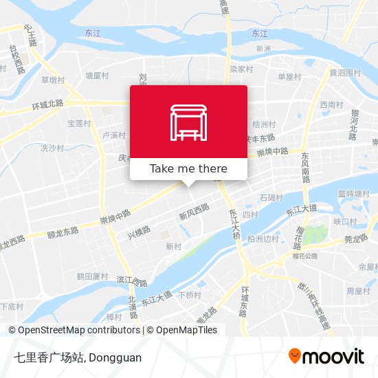 七里香广场站 map