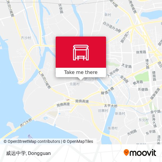 威远中学 map