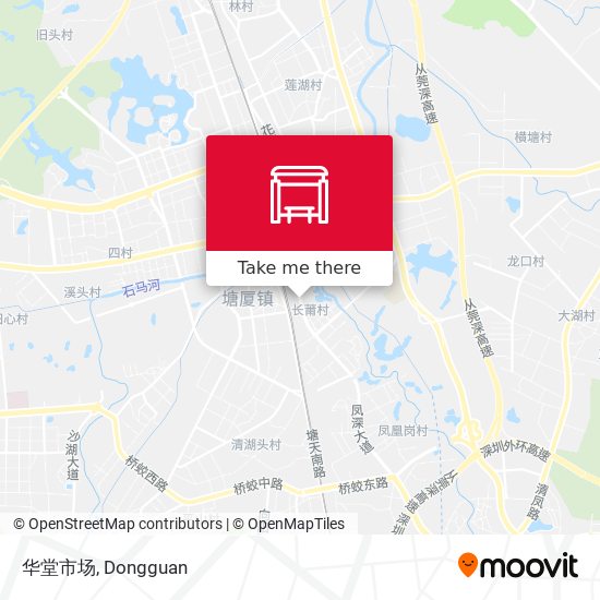 华堂市场 map