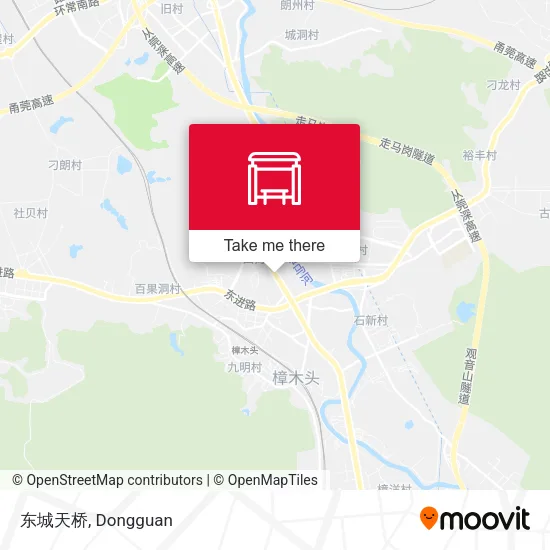 东城天桥 map