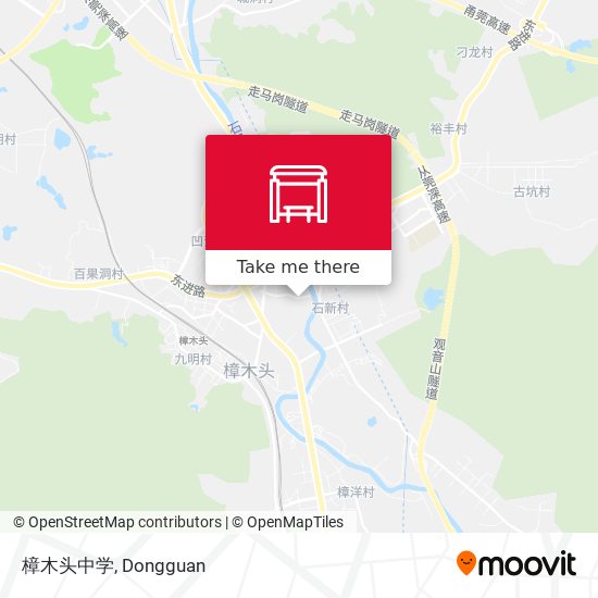 樟木头中学 map
