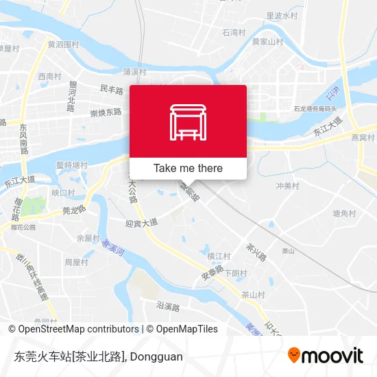 东莞火车站[茶业北路] map