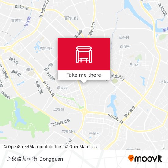龙泉路茶树街 map