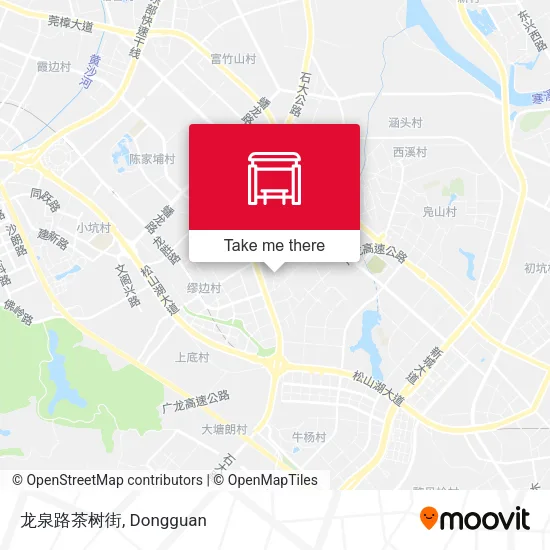 龙泉路茶树街 map