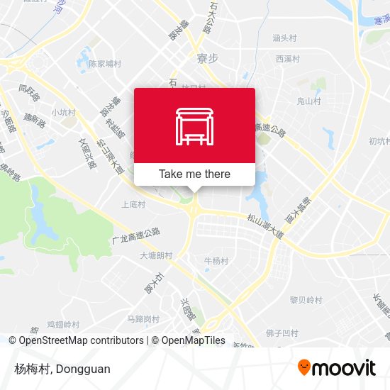 杨梅村 map