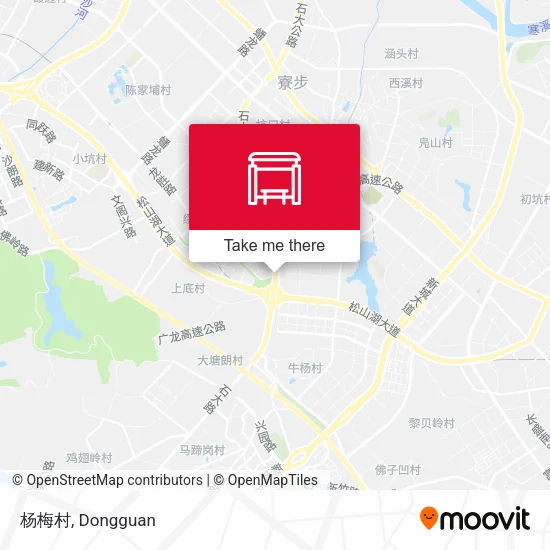 杨梅村 map