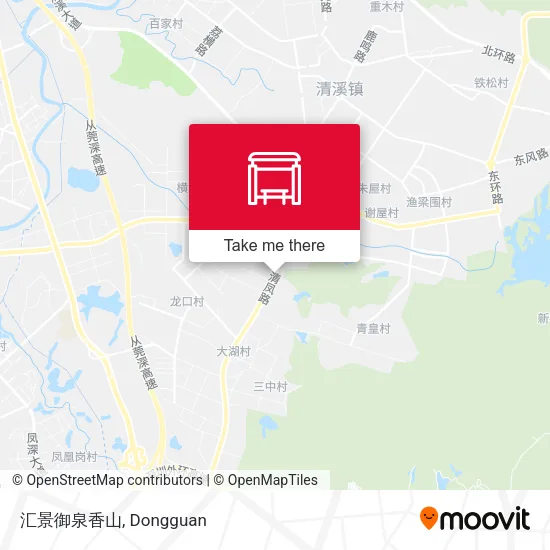 汇景御泉香山 map