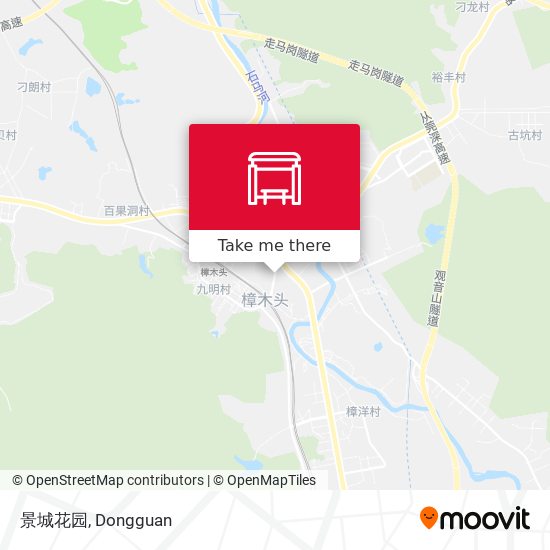 景城花园 map