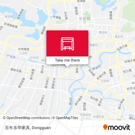 百年东华家具 map
