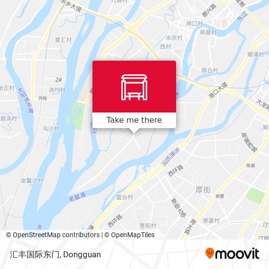汇丰国际东门 map