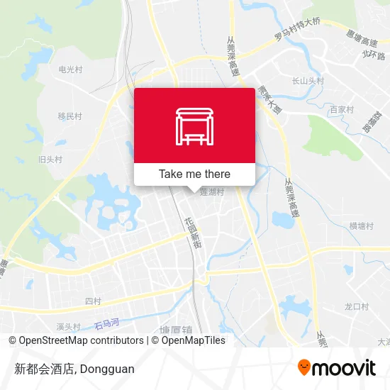 新都会酒店 map