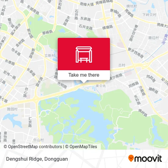 Dengshui Ridge map