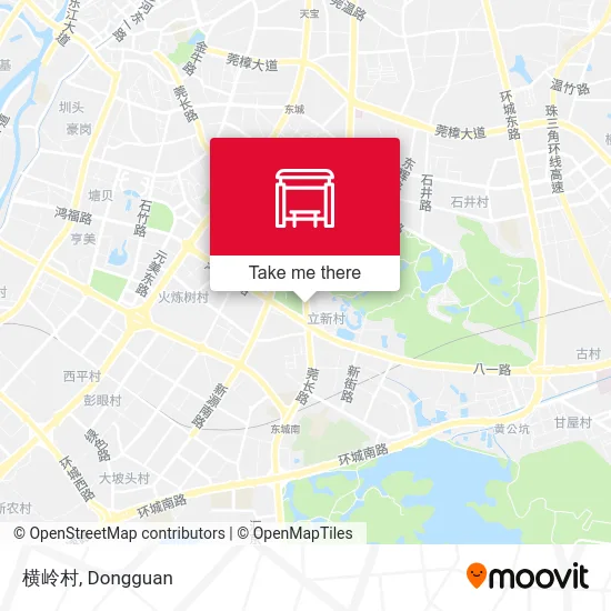 横岭村 map