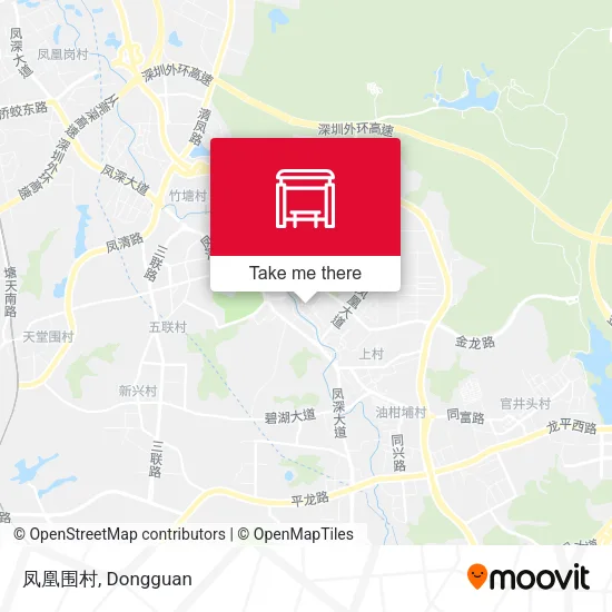 凤凰围村 map