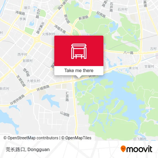 莞长路口 map