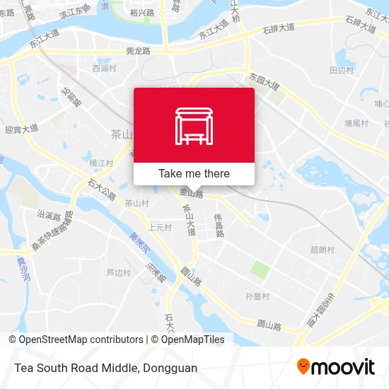 Tea South Road Middle map