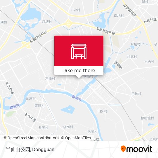 半仙山公园 map
