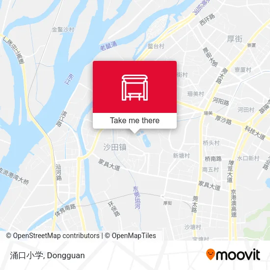 涌口小学 map