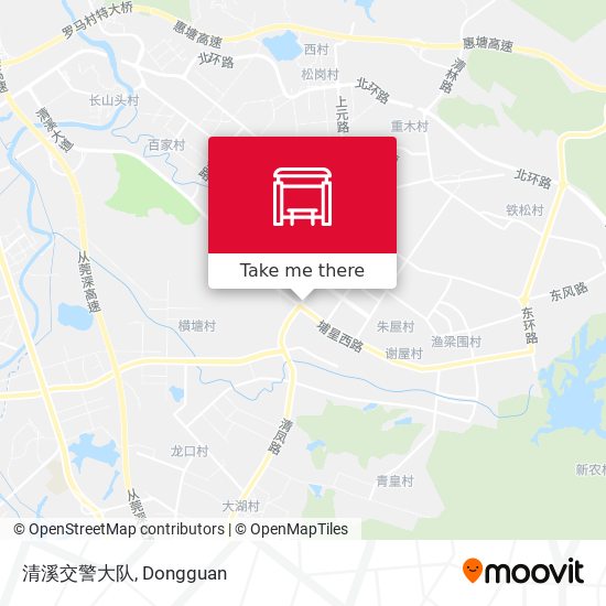 清溪交警大队 map