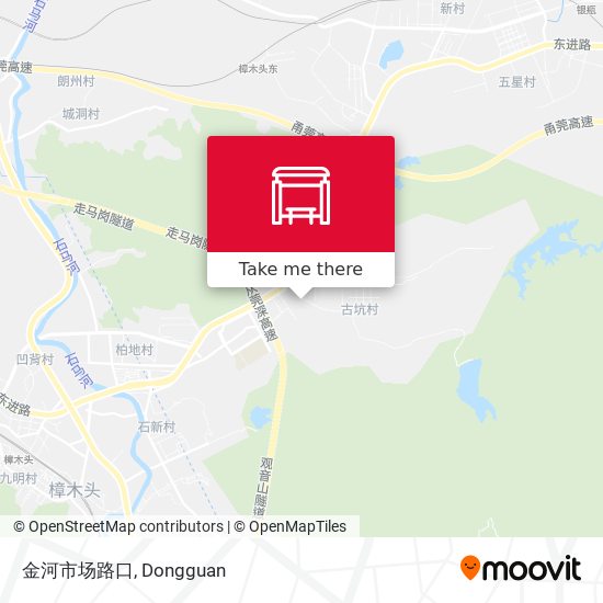金河市场路口 map