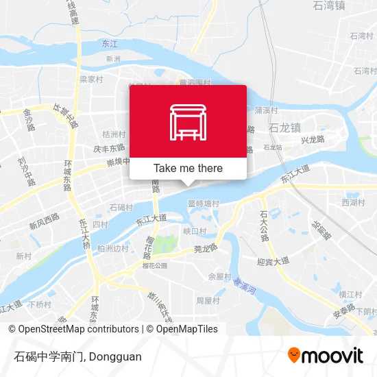 石碣中学南门 map