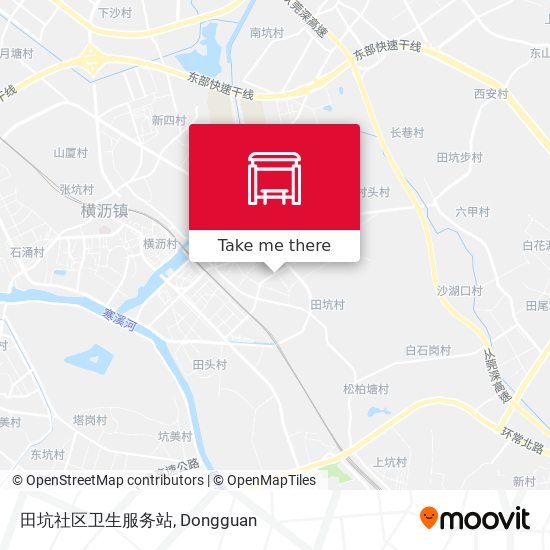 田坑社区卫生服务站 map