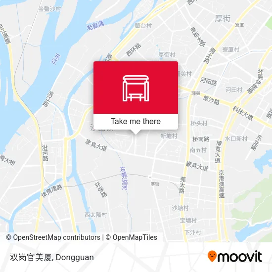 双岗官美厦 map