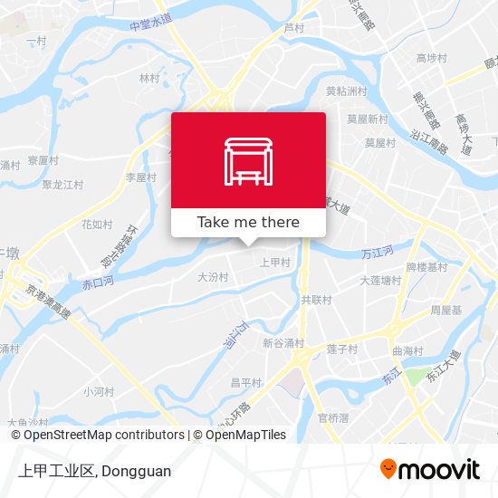 上甲工业区 map