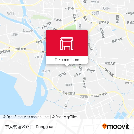 东风管理区路口 map
