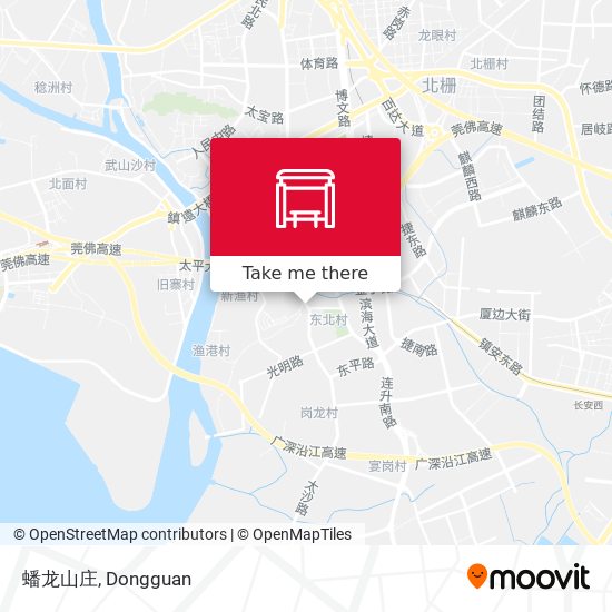 蟠龙山庄 map