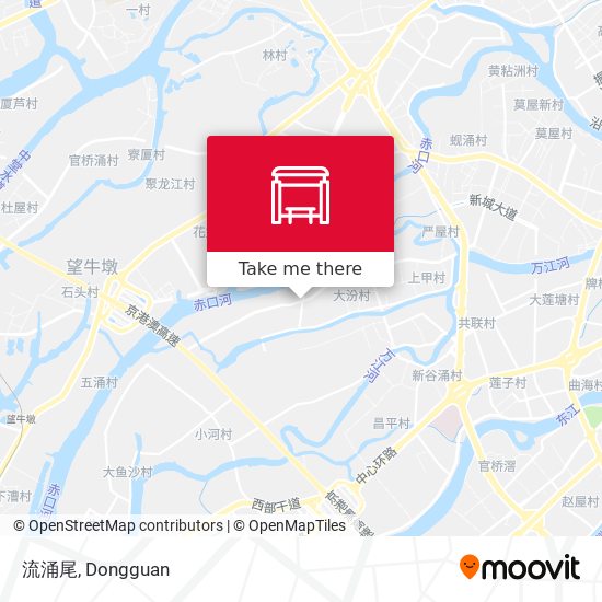 流涌尾 map