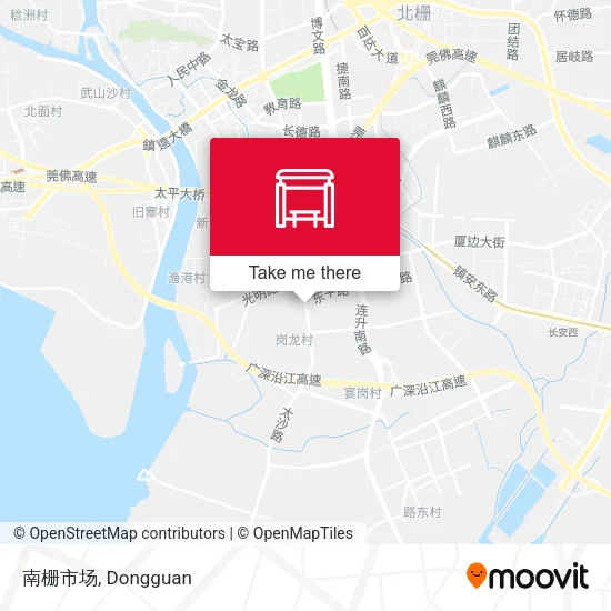 南栅市场 map