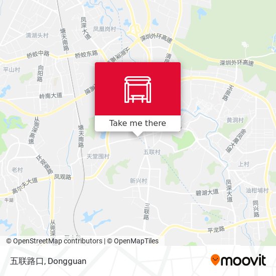 五联路口 map