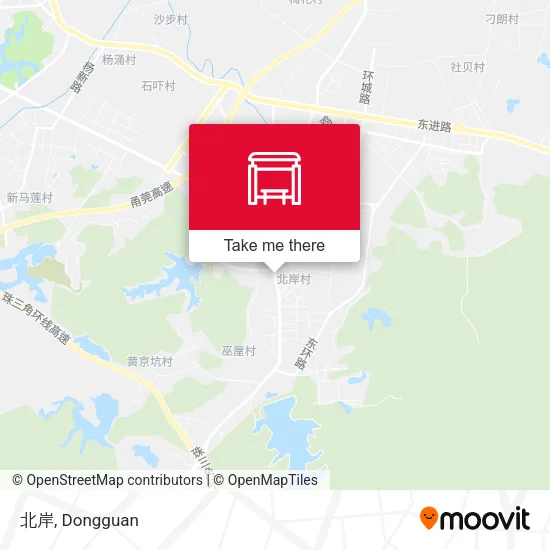 北岸 map
