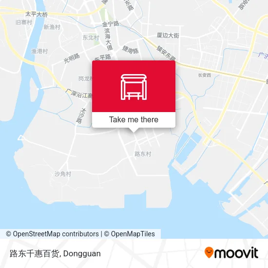 路东千惠百货 map