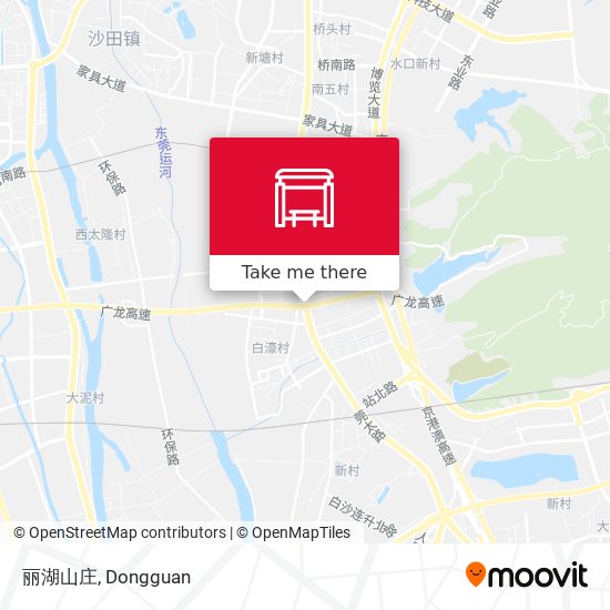丽湖山庄 map