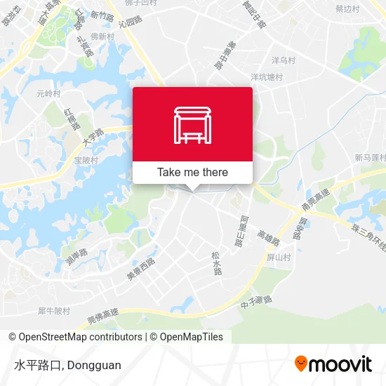 水平路口 map