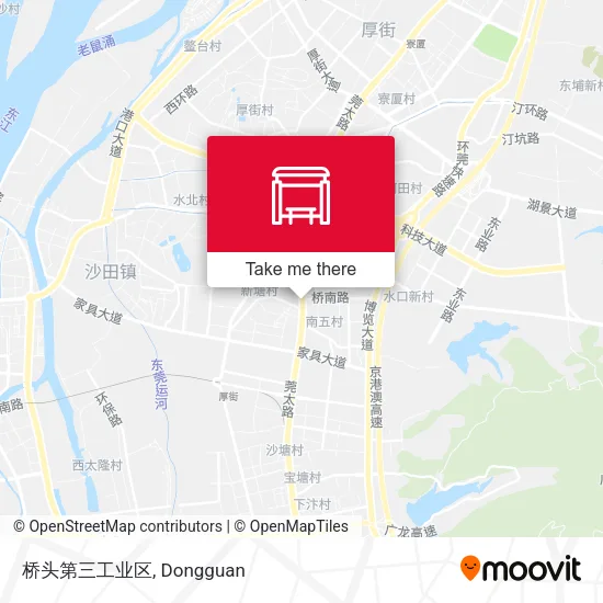 桥头第三工业区 map