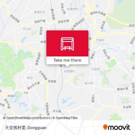 天堂围村委 map