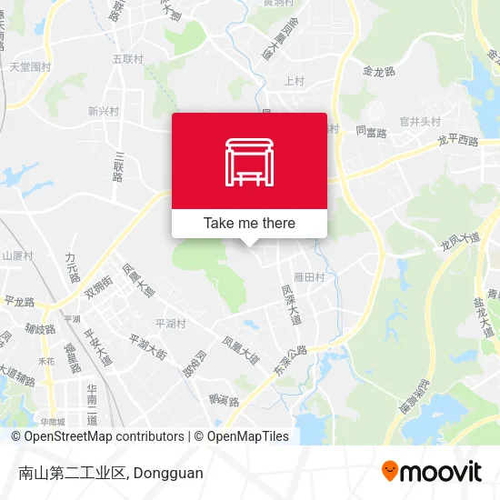 南山第二工业区 map