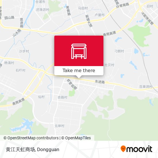 黄江天虹商场 map