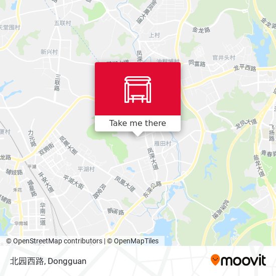 北园西路 map