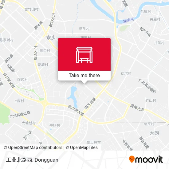 工业北路西 map