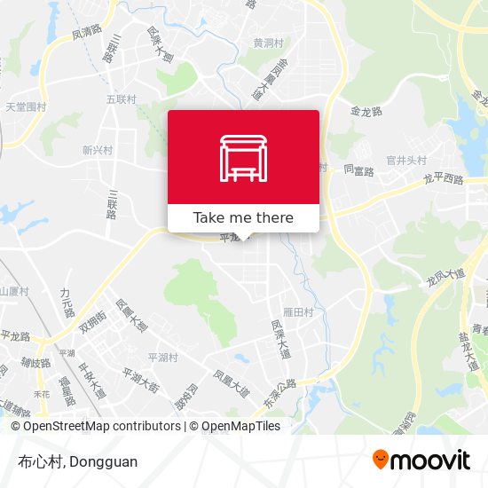 布心村 map