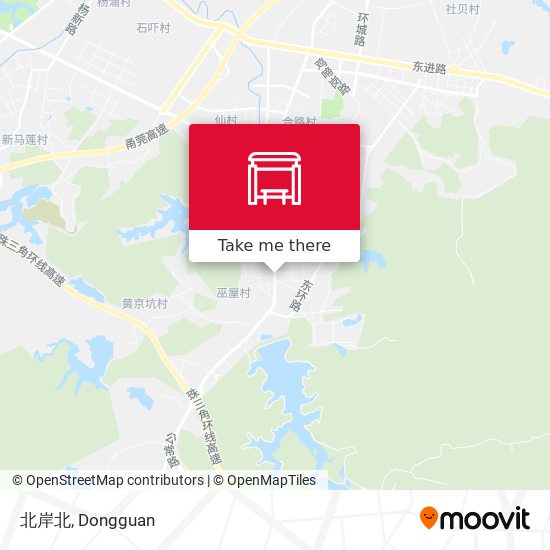 北岸北 map