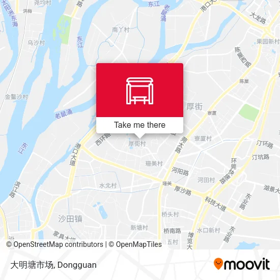 大明塘市场 map