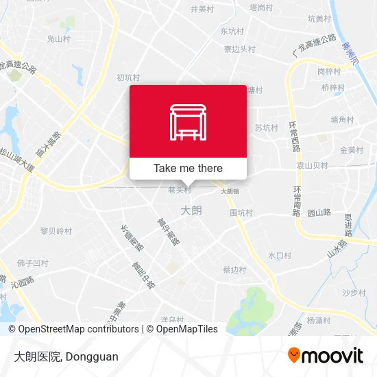 大朗医院 map