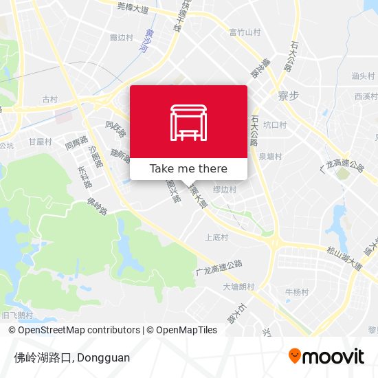 佛岭湖路口 map