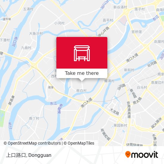 上口路口 map